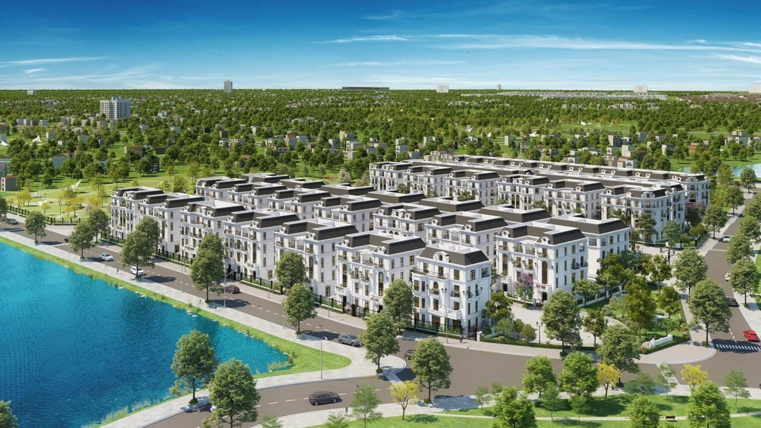 Phối cảnh khu biệt thự